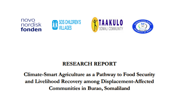 Research Report: Climate-Smart Agriculture As A Pathway To Food Security And Livelihood Recovery Among Displacement-Affected Communities In Burao, Somaliland