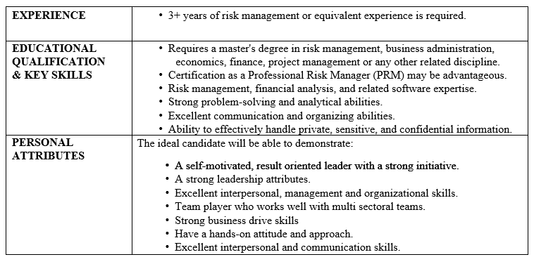 Senior Risk Officer (3 Positions) - Somali Jobs - somalijobs - somalia ...